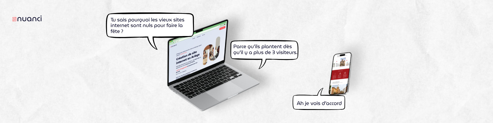 blague sur les vieux sites internet